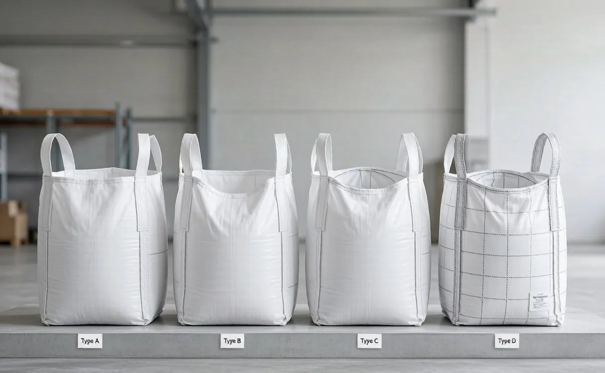 FIBC Type A vs B vs C vs D: How to Choose the Right Bag