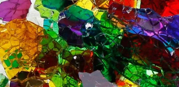 Glass powder